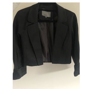 Mint cropped blazer jacket